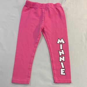 Disney - Minnie Mouse Kids Pink Leggings